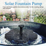 Outdoor Spraying of Solar Energy Miniature Fountain Brushless Water Pump Dprinkler Garden Decoration, Solar Water Pump Dprinkler