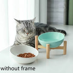 Cat Dog Food Bowl Pet Ceramic Bowl, 15cm/300ml Bowl, 18cm/600ml Bowl