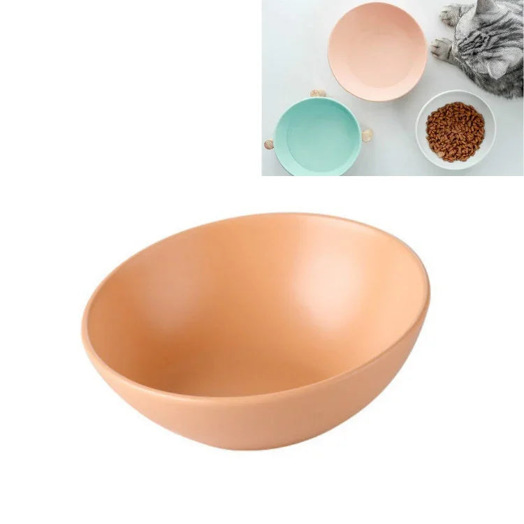 Cat Dog Food Bowl Pet Ceramic Bowl, 15cm/300ml Bowl, 18cm/600ml Bowl