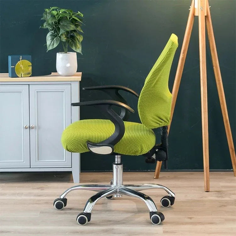 Universal Stretch Office Chair Cover, Back Cover + Cushion Cover