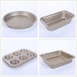 5 in 1 Cake Mould Pizza Bakeware Home Pastry Biscuit Bread Baking Tool Set, 5 in 1