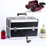 Professional Makeup Box Beauty Salon Manicure Toolbox, Magic Red, Coral Powder, Elegant Black, Noble Powder, Oversized Black, Oversized Pink