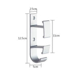 Creative Hook for Bathroom Wall-mounted Washbasin, Black Sand (Double-sided Tape)