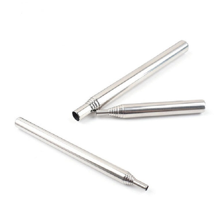 2 PCS Outdoor Camping Fire Tool Stainless Steel Blower Picnic Barbeque Barbecue Tool Retractable Blow Torch, 6 Sections (2PCS), 8 Sections (2PCS)
