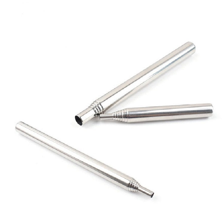 2 PCS Outdoor Camping Fire Tool Stainless Steel Blower Picnic Barbeque Barbecue Tool Retractable Blow Torch, 6 Sections (2PCS), 8 Sections (2PCS)