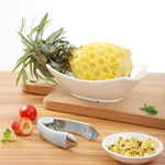Pineapple Remover Clip Gadget Kitchen Tool Strawberry Shelling Machine, Pineapple Remover Clip(Blue), Pineapple Remover Clip(Orange), Pineapple Remover Clip(Gray)