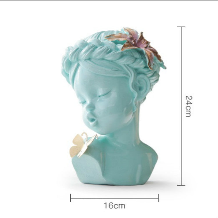 Creative Resin People Statue Crafts Office Home Decoration Wedding Gifts
