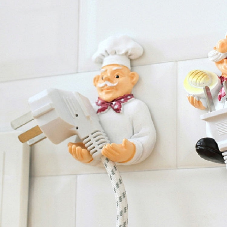 Cute Wall Self Adhesive Plug Resin Hook Kitchen Rack, Foot Drag, Hand Drag