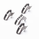 4 PCS / Set Adjustable Stainless Steel Finger Hand Guard Finger Protector Knife Slice Chop Safe Cooking Tools, 4 PCS / Set Finger Protector