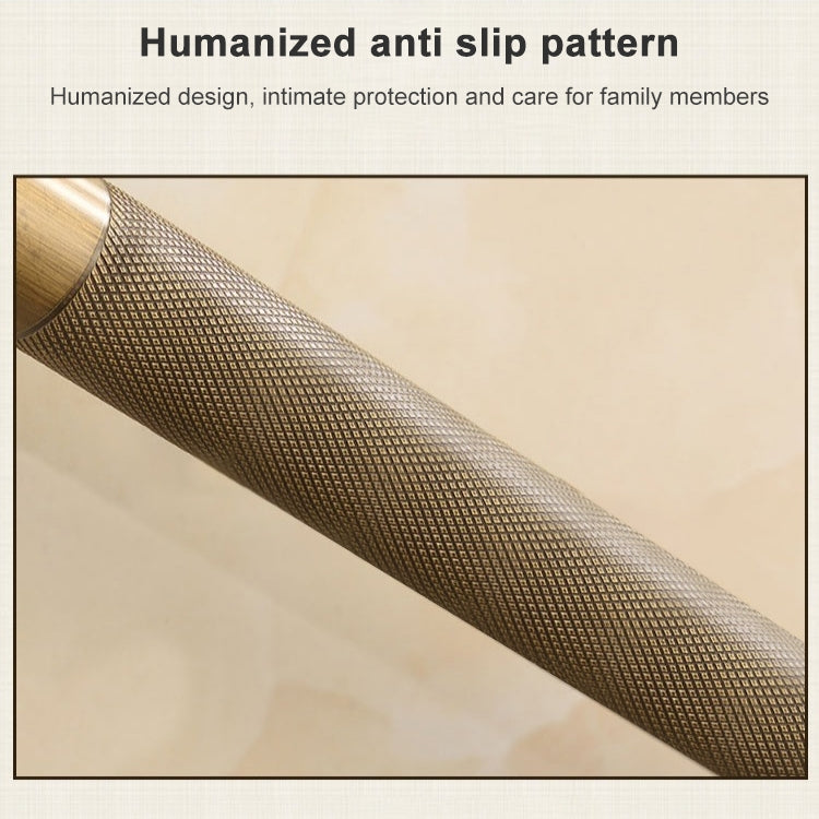 Brass Bathroom Pendant  Elderly Bathroom Handle Barrier-free Handrail Pull, 52cm Barrier-free Handrail Pull