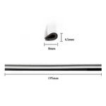 10 PCS Car Interior Mouldings Decorative Air Conditioning Outlet U-shaped Bright Strip Clip, Red, Gold