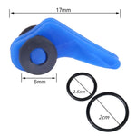 10 PCS/Bag Plastic Fishing Hook Keeper for Fishing Rod Pole Fishing Lures Bait  Safety Holder Fishing Tackle, Red, Purple, Black, Blue, Yellow, Pink, Orange, Green