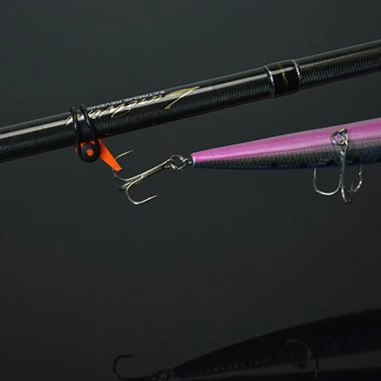 10 PCS/Bag Plastic Fishing Hook Keeper for Fishing Rod Pole Fishing Lures Bait  Safety Holder Fishing Tackle, Red, Purple, Black, Blue, Yellow, Pink, Orange, Green