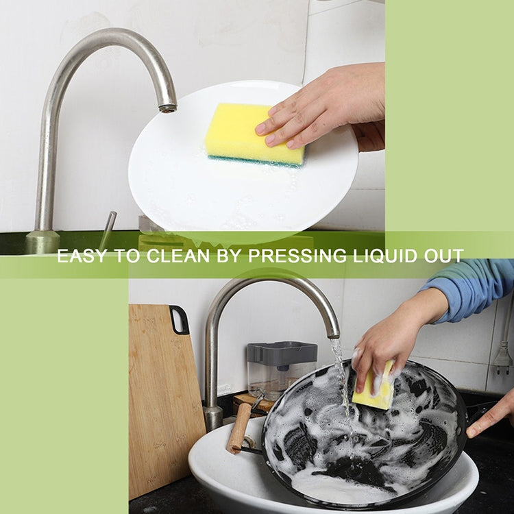 Press Soap Dispenser Kitchen Detergent Wash Presser, Gray