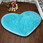 Heart Shape Non-slip Bath Mats Kitchen Carpet Home Decoration, 40*50CM, 50*60CM, 60*70CM, 70*80CM