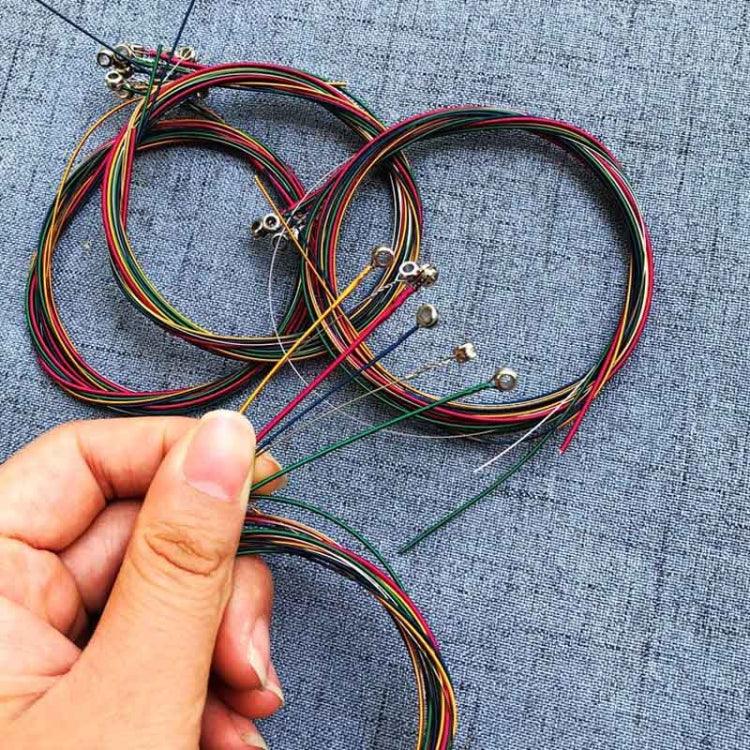 6 in 1 Multicolor E-A Guitar Strings, E-A Guitar Strings