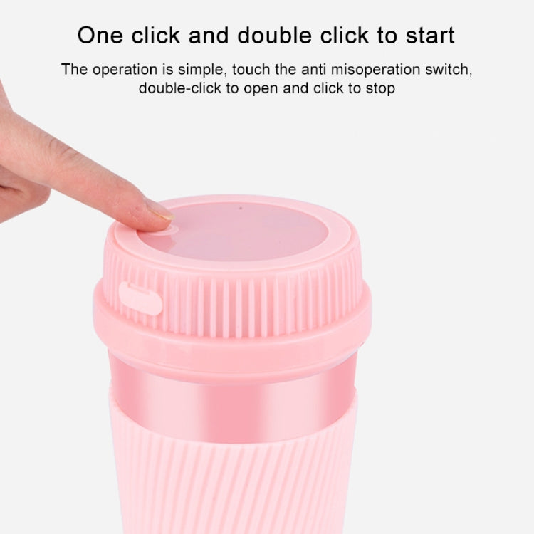 Portable USB Rechargeable Mini Household Electric Fruit Juicer, 250ml