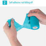 Self-adhesive Elastic Bandage for Sports, 450 x 2.5cm, 450 x 10cm