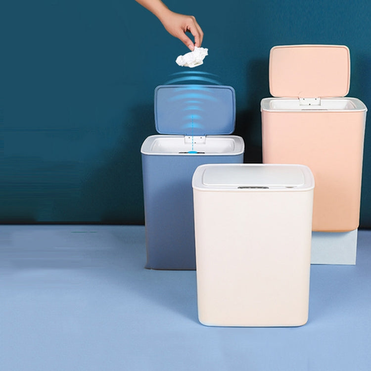 Fully-automatic with Lip Covered Household Living Room Kitchen Bathroom Intelligent Induction Trash Can, Charged Type