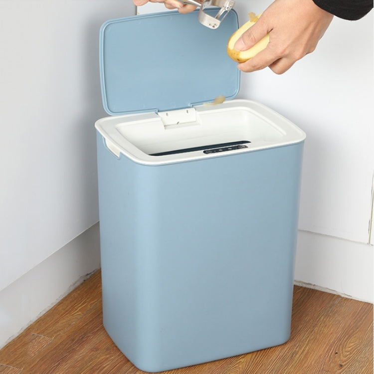 Fully-automatic with Lip Covered Household Living Room Kitchen Bathroom Intelligent Induction Trash Can, Charged Type