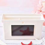 2 PCS Magnetic Plastic Storage Box Drawer Blackboard Chalk Pens Desk Storage Organiser Home Storage Boxes, Magnetic Storage Box