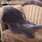 Imitation Wool Soft Home Living Room Carpet Sofa Cushion Mats, 40x60cm, 60x90cm