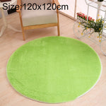 KSolid Round Carpet Soft Fleece Mat Anti-Slip Area Rug Kids Bedroom Door Mats, Diameter: 80cm, Diameter: 100cm, Diameter: 120cm