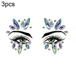 3 PCS  Forehead Green Masquerade Makeup Acrylic Face Sticker, YT-01, YT-01-1, YT-01-2, YT-01-3, YT-01-4, YT-01-5, YT-01-6, YT-02, YT-03, YT-04, YT-05, YT-07, YT-08, YT-10, YT-11, YT-12, YT-13, YT-14, YT-15, YT-16, YT-17, YT-18, YT-19, YT-20, YT-21, YT-...