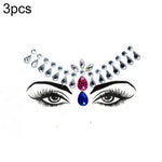 3 PCS  Forehead Green Masquerade Makeup Acrylic Face Sticker, YT-01, YT-01-1, YT-01-2, YT-01-3, YT-01-4, YT-01-5, YT-01-6, YT-02, YT-03, YT-04, YT-05, YT-07, YT-08, YT-10, YT-11, YT-12, YT-13, YT-14, YT-15, YT-16, YT-17, YT-18, YT-19, YT-20, YT-21, YT-...