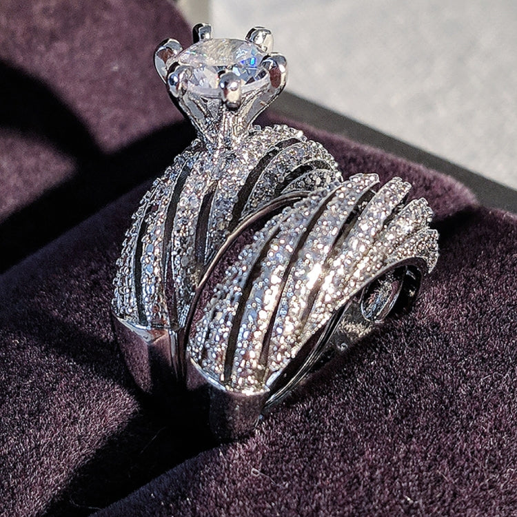 Women Vintage Diamond Wedding Ring, 8, 9, 10