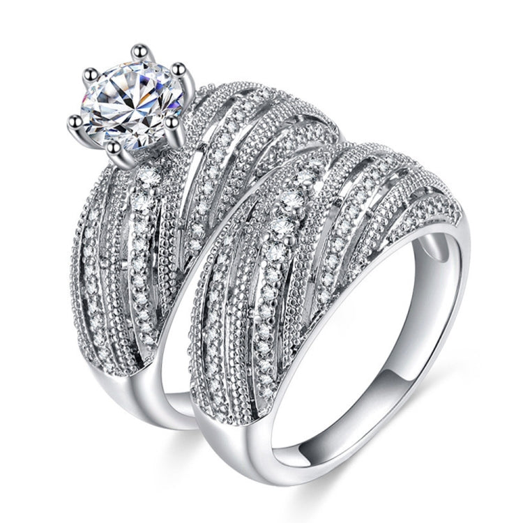 Women Vintage Diamond Wedding Ring, 8, 9, 10