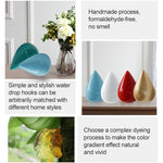 Creative Water Droplets Wall Hooks Home Decoration Resin Mural 3D Coat Hook Single Hooks Wall Hanger, Big Size, Small Size