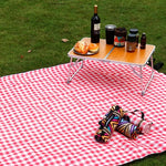 140x200 CM Camping Camping Moistureproof Outdoor Picnic Mat Beach Mat, 200x140cm Purple, 200x140cm Red