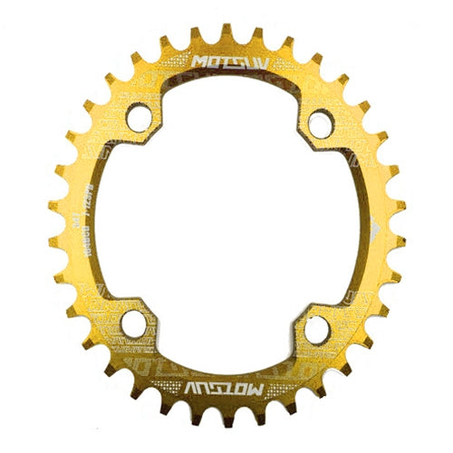 MOTSUV Round Narrow Wide Chainring MTB  Bicycle 104BCD Tooth Plate Parts, Disk 32T, Disk 34T, Disk 36T, Disk 38T, Elliptic plate  32T, Elliptic plate 34T, Elliptic plate 36T, Elliptic plate 38T