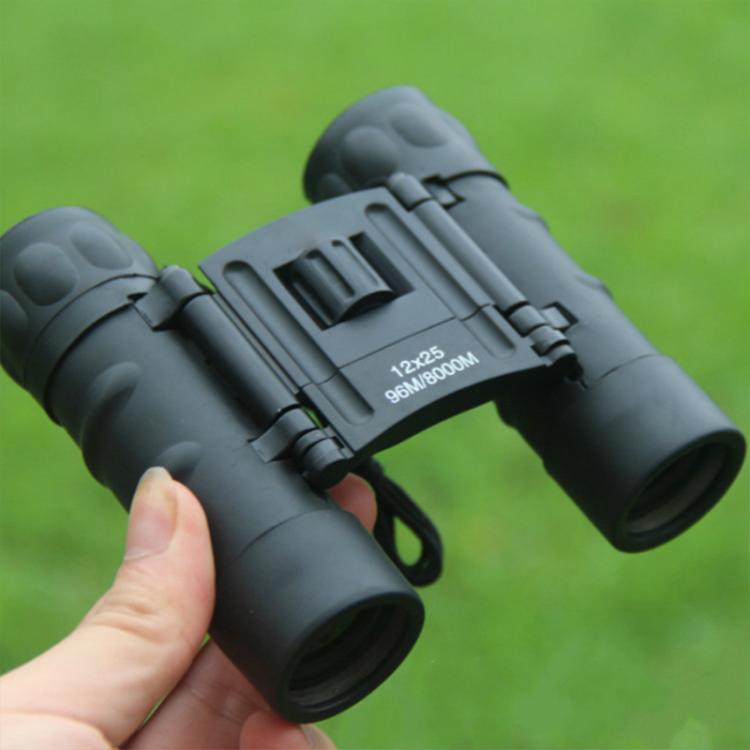 12X25 Telescope Low Light Night Vision High Power HD Pocket Binoculars, 12X25