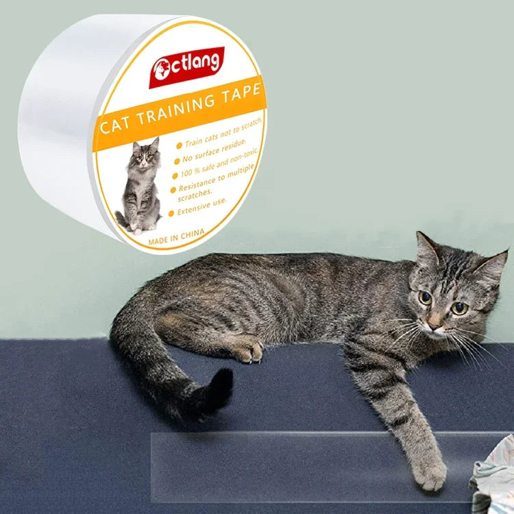 Ctlang B25112 Pet Sofa Protective Tape Cats Anti-Caught Protective Gear Film, Wide 2.5inch, Wide 4inch, Wide 8inch, Wide 17.7inch