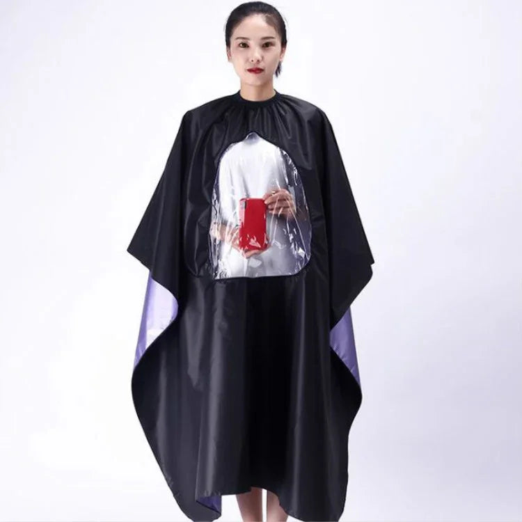 Waterproof Transparent and Visible Increase Haircut Cloth Adult Haircut, Waterproof Haircut