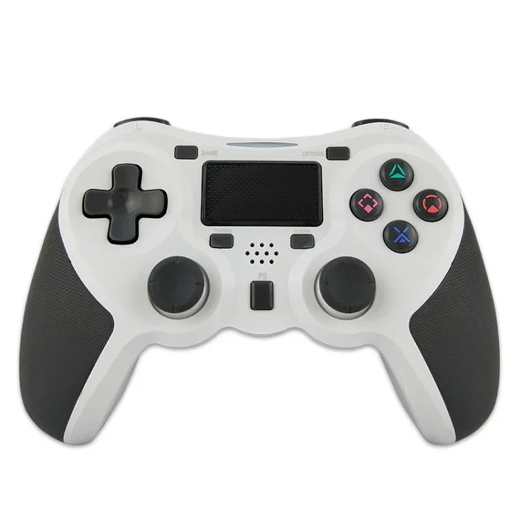 Rubberized Wireless Game Controller Bluetooth Handle for PS4 Host