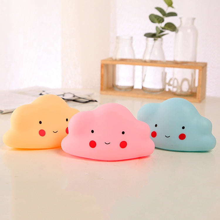 Cartoon Flaky Clouds Colorful Small Night-light  Bedside Lamp, Pink, Yellow, Blue