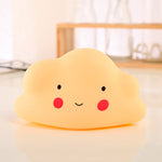 Cartoon Flaky Clouds Colorful Small Night-light  Bedside Lamp, Pink, Yellow, Blue
