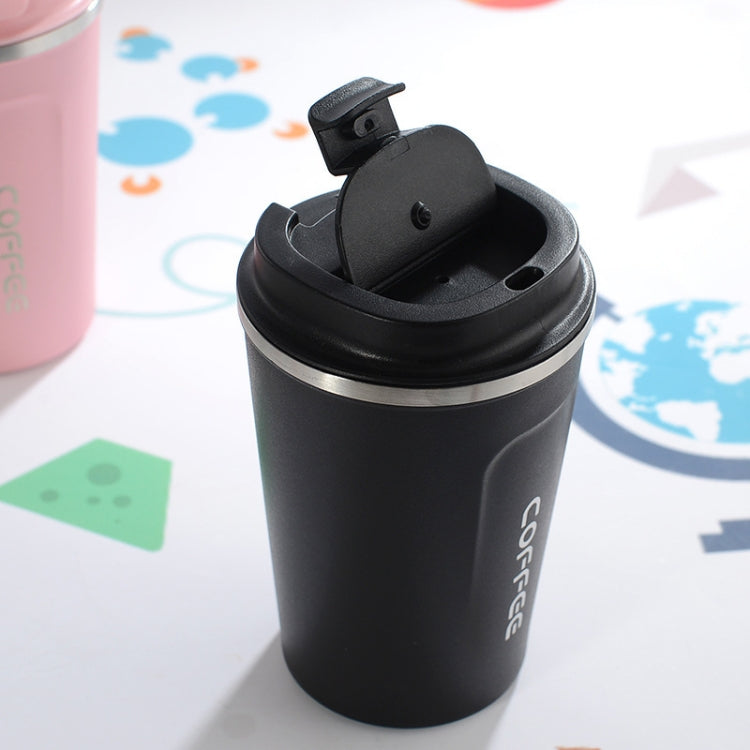 Smart Version Double Stainless steel 304 Coffee Mug Car Thermos Mug Travel Thermo Cup, 380ml Black, 380ml Green, 380ml Blue, 380ml Pink, 380ml White, 510ml White, 510ml Black, 510ml Green, 510ml Blue, 510ml Pink