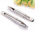 3 PCS 9 inch Stainless Steel Food Clip Bread Barbecue Clip Baking Tools, Bread Barbecue Clip