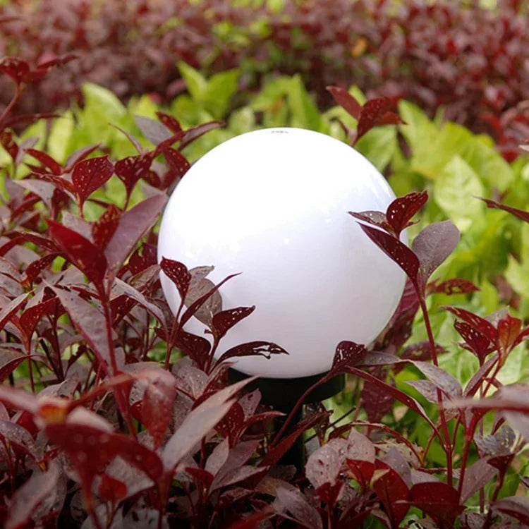 2 PCS Waterproof Outdoor Bulb Solar Ground Light Lawn Landscape Decoration