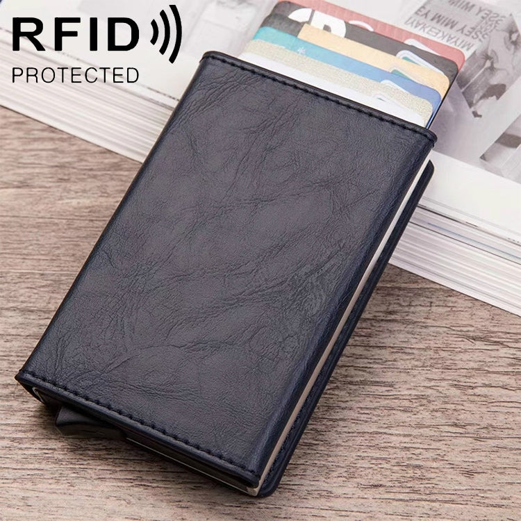 Magnetic RFID Bag Multifunctional Aluminum Automatic Pop-up Credit Card Package