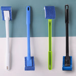No Dead Corner Soft Bristles Disposable Toilet Brush, White, Black, Blue, Green