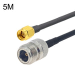 SMA Male to N Female RG58 Coaxial Adapter Cable, SMA Male to N Female 0.5m, SMA Male to N Female 1m, SMA Male to N Female 1.5m, SMA Male to N Female 3m, SMA Male to N Female 5m, SMA Male to N Female 10m