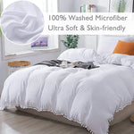 Princess Bedding Sets With Washed Ball Decorative Microfiber Fabric Cover Pillowcase, Twin（One Pillowcase and One Quilt）, Queen（Two Pillowcase and One Quilt）, King（Two Pillowcase and One Quilt）