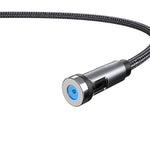 CC56 Dust Plug Rotating Magnetic Wire, Cbale Length: 2m, 2m Android Head, 2m Micro USB, 2m Type-C Head, 2m 8Pin Head, 2m Line+Three Heads, 2m + 8Pin + Type-C/USB-C + Micro USB, 2m Line