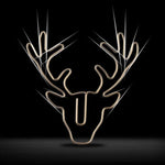 8 PCS/Set Deer Head Paper Clip Shaped Paper Clip Creative Shape Pin Bookmark, Deer Head Paper Clip