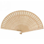 Ancient Style Fragrant Wood Fan Folding Fan Dance Fan Solid Craft Fan, Size:8 inch, 8 inch